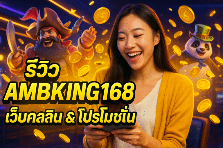 รีวิว AMBKING168 เว็บคาสิโน & โปรโมชั่น