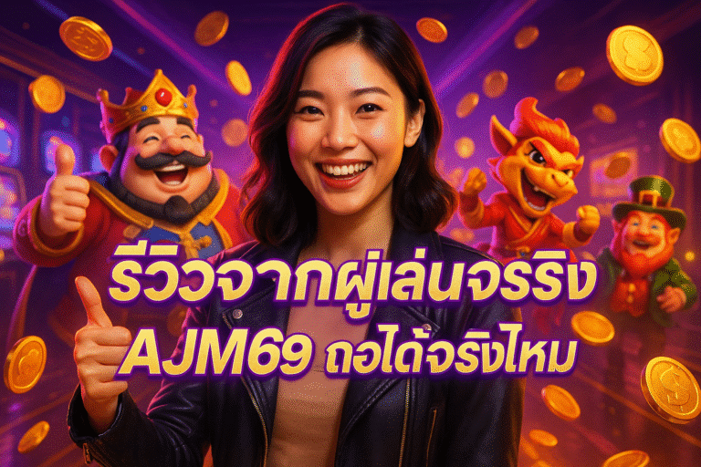 รีวิวจากผู้เล่นจริง AJM69 ถอนได้จริงไหม